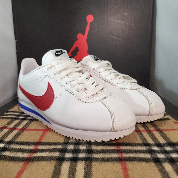 Nike Classic Cortez White Red Womens 